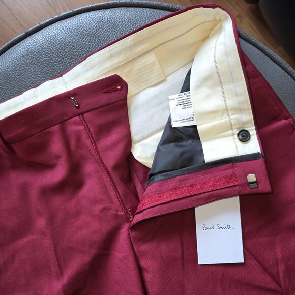 Paul Smith Gents Wool Slim Fit Trousers - Picture 8 of 10